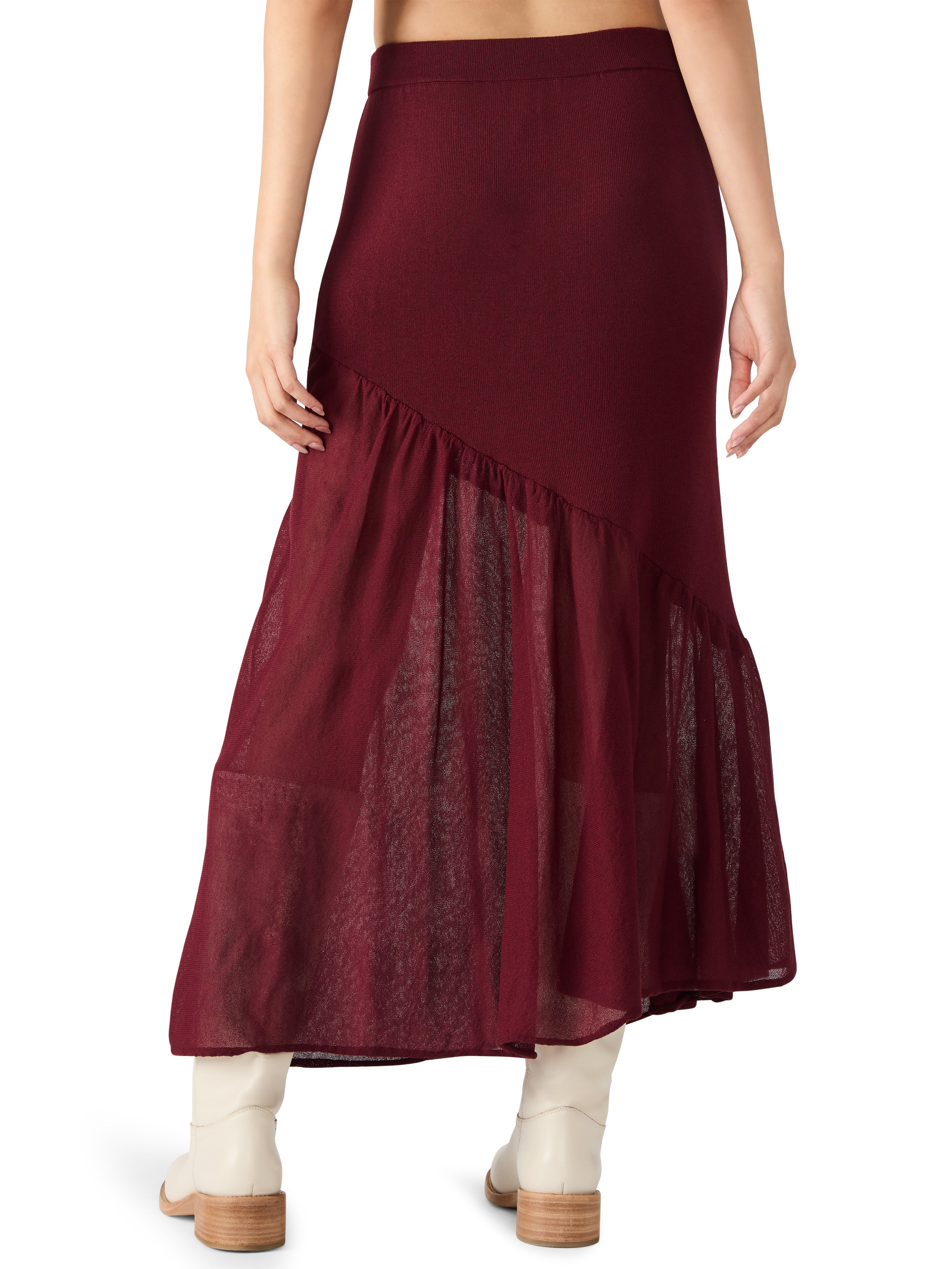 Aneira Skirt in Wine