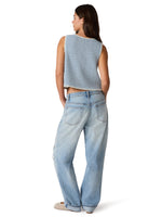 Load image into Gallery viewer, Annya Sweater Vest in Blue Ice
