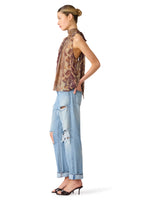 Load image into Gallery viewer, Alexane Top in Bronze Animal
