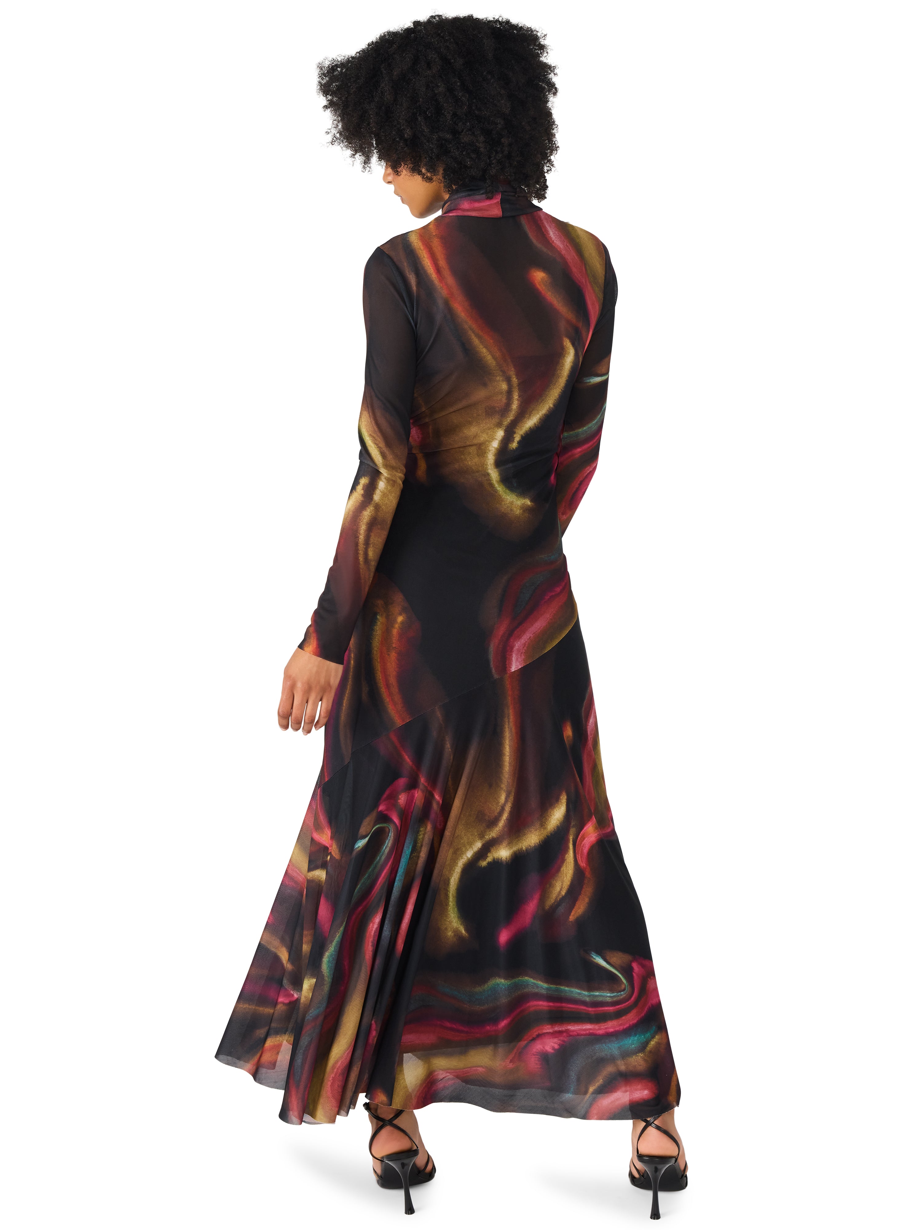 Vivara Dress in Faded Ink