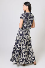 Load image into Gallery viewer, Serenity Skirt in Blue Embroidery
