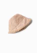 Load image into Gallery viewer, Suede Fisherman Reversible Hat in Camel
