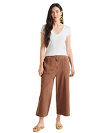 Load image into Gallery viewer, Margaret Wide Crop Trouser in Henna
