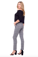 Load image into Gallery viewer, Crossroad Plaid Trouser in Black White
