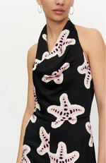 Load image into Gallery viewer, Starfish Halter Jumpsuit in Black
