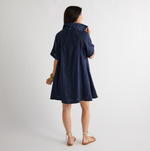 Load image into Gallery viewer, Sara Dress in Navy
