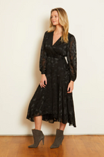 Load image into Gallery viewer, Moon Maxi in Black Geo Burnout
