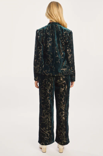 Elize Blazer in Golden Jade