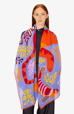 Load image into Gallery viewer, Splash Scarf in Purple
