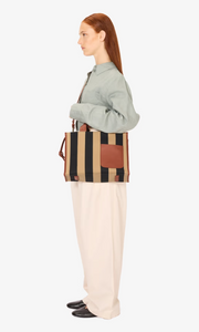 Nomade Bag in Stripes Sand