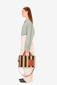 Nomade Bag in Stripes Sand