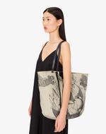 Load image into Gallery viewer, Canvas Shopping Bag in Des Rives Et Des Reves Night
