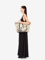 Load image into Gallery viewer, Canvas Shopping Bag in Des Rives Et Des Reves Night
