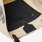 Load image into Gallery viewer, Canvas Shopping Bag in Des Rives Et Des Reves Night
