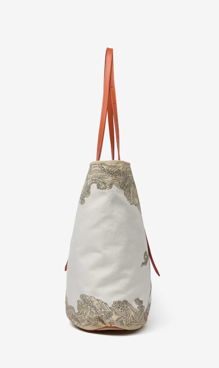 Canvas Shopping Bag in Poseidon Natural