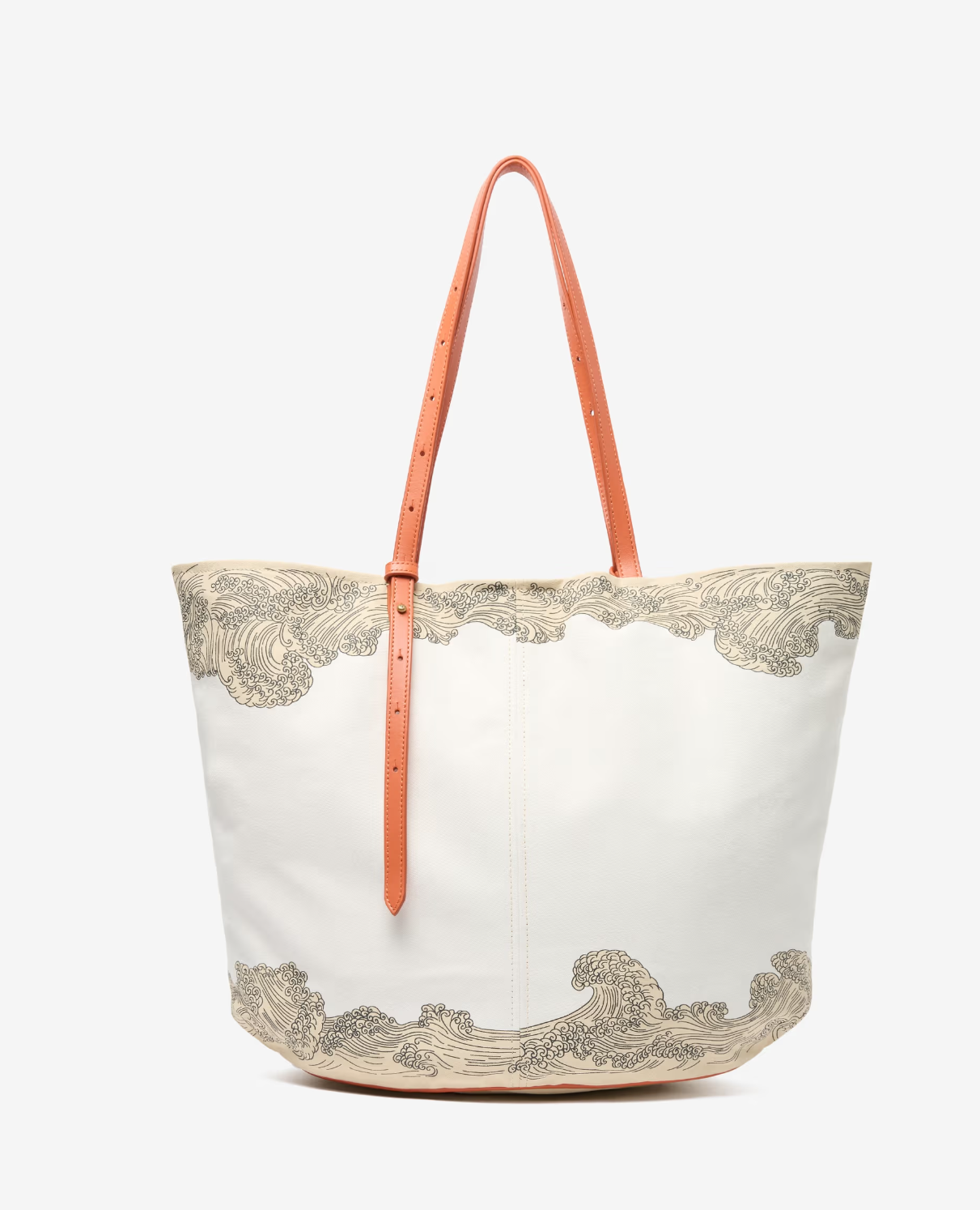 Canvas Shopping Bag in Poseidon Natural