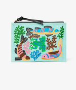 Load image into Gallery viewer, Embroidered Pouch in Splash Pastel
