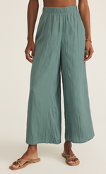 Load image into Gallery viewer, Sunset Satin Pant in Sea Pine
