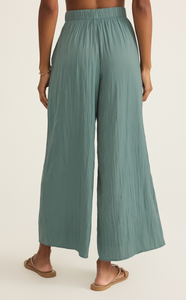 Sunset Satin Pant in Sea Pine