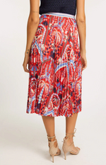 Load image into Gallery viewer, Mia Skirt in Ruby Tropics
