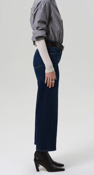 Lyra Wide Leg Crop Clean Hem In Dakota