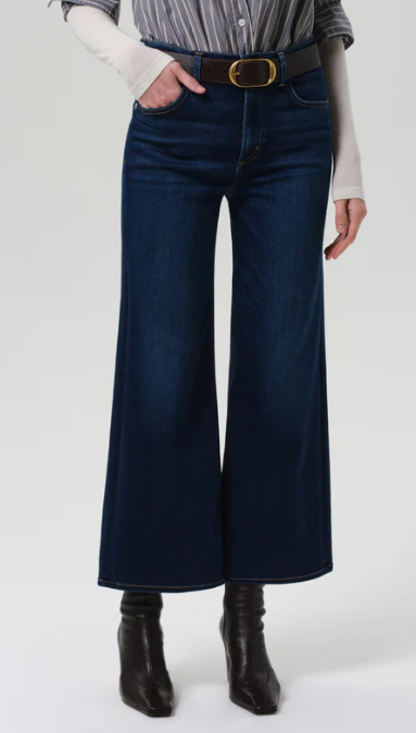 Lyra Wide Leg Crop Clean Hem In Dakota