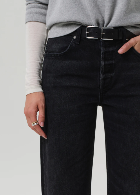 Annina High Rise Wide Leg 30" in Raine