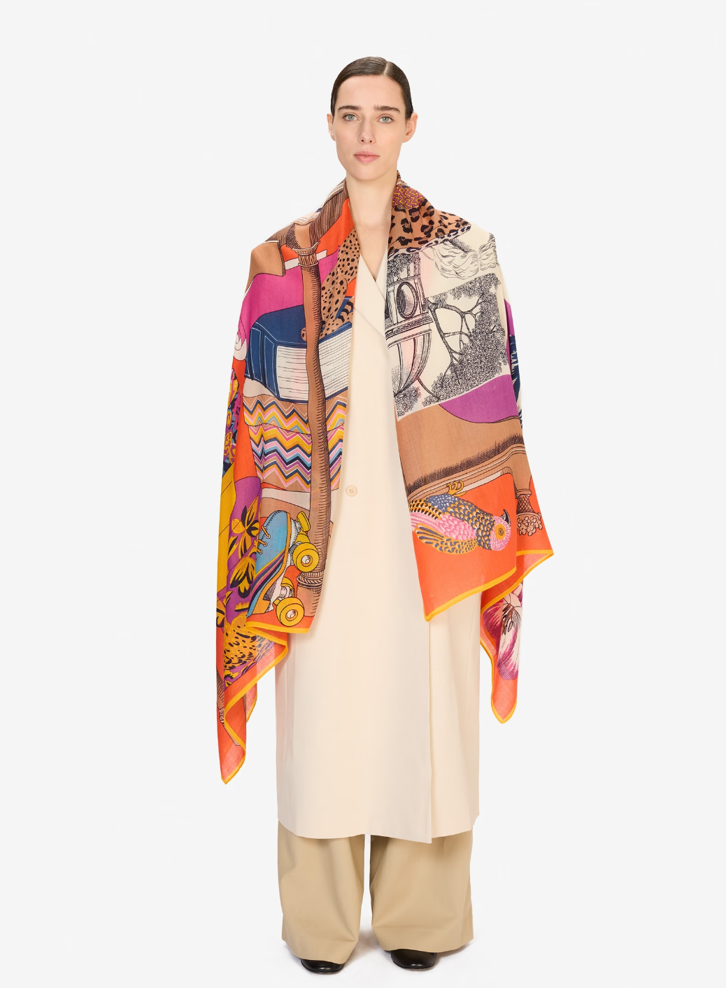 Atelier Scarf in Orange