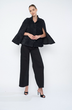 Load image into Gallery viewer, Misha Cape in Sable Black
