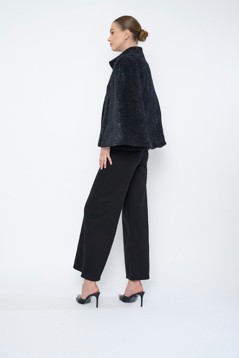 Misha Cape in Sable Black