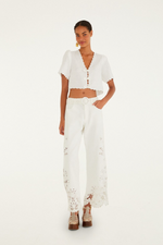 Load image into Gallery viewer, Roses Top in Off-White

