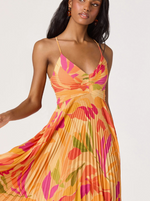 Load image into Gallery viewer, Blythe Dress in Orange Floral
