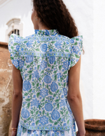 Load image into Gallery viewer, Nettie Blouse in Meadow Chintz
