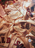 Load image into Gallery viewer, Noah Kahan 2026 Fenway Baseball Charm on Gold Cuban Chain
