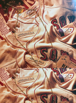 Load image into Gallery viewer, Noah Kahan 2026 Fenway Baseball Charm on Gold Singapore Chain
