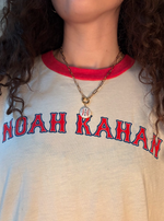Load image into Gallery viewer, Noah Kahan 2026 Fenway Baseball Charm on Gold Paperclip Chain w/ Attached Carabiner

