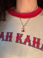 Load image into Gallery viewer, Boston Citgo Sign Charm on Gold Singapore Chain
