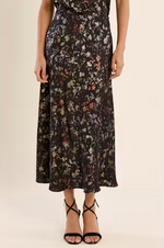 Load image into Gallery viewer, Night Floral Maxi in Black
