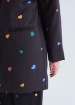 Load image into Gallery viewer, Candy Heart Jacket in Black
