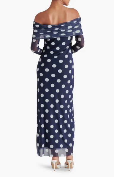 Aurelia Maxi Dress in Deep Navy