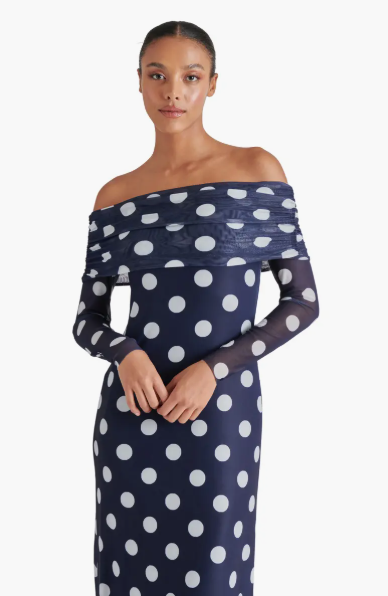 Aurelia Maxi Dress in Deep Navy