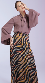 Load image into Gallery viewer, Oversized Bow Blouse in Onion
