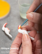 Load image into Gallery viewer, Red Anemone Flower Necklace
