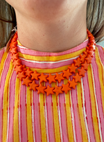Load image into Gallery viewer, Small Sea Star Necklace in Orange
