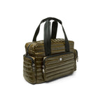 Load image into Gallery viewer, Voyager Travel Bag in Shiny Dark Olive
