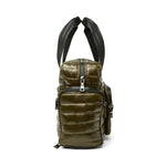 Load image into Gallery viewer, Voyager Travel Bag in Shiny Dark Olive
