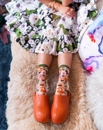 Load image into Gallery viewer, Feeling Foxy Sheer Crew Sock
