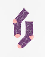Load image into Gallery viewer, Figure Skater Shimmer Sheer Crew Sock
