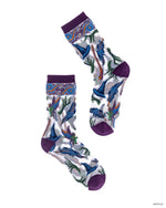 Load image into Gallery viewer, Wicked Elphaba&#39;s Power Shimmer Sheer Crew Sock
