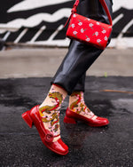 Load image into Gallery viewer, Year of the Dragon Sheer Crew Sock
